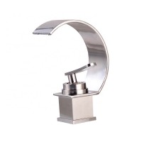 Waterfall Brass Basin Faucet For Bathroom Wide Faucet Cold And Hot Mixer Taps