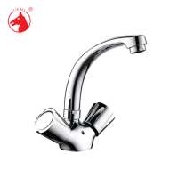 Two Handles Basin Brass Faucet