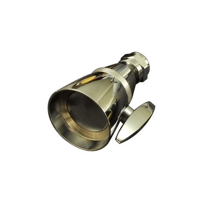 2.5 inch brass chrome fixed shower head in flow rate